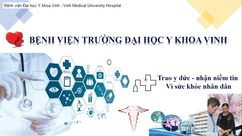 Bệnh viện Đại học Y khoa Vinh - Vinh Medical University Hospital