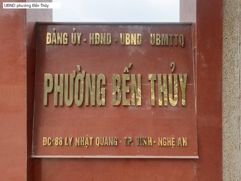 UBND phường Bến Thủy