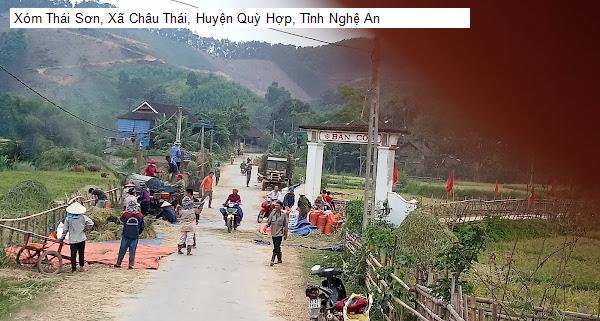 Xóm Thái Sơn, Xã Châu Thái, Huyện Quỳ Hợp, Tỉnh Nghệ An